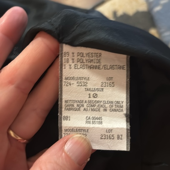 Louden black jacket size 10 - Picture 5 of 5